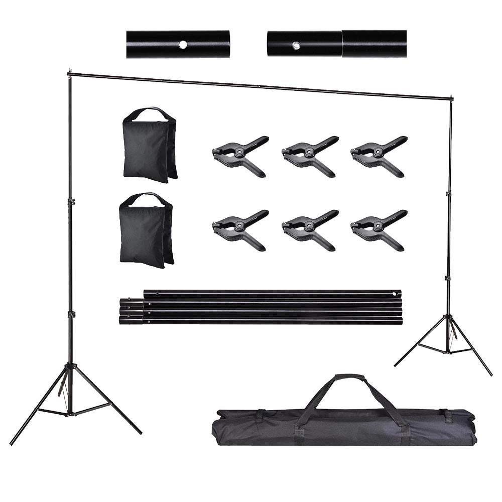 TheLAShop 7x10 ft Backdrop Stand for Party Decorations Portable