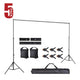 TheLAShop 7x10 ft Backdrop Stand for Party Decorations Portable Support, 5ct/pack Image