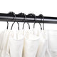 TheLAShop Curtain Rod Hooks for String Lights, Backdrop 12ct/pk Image