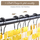 TheLAShop Curtain Rod Hooks for String Lights, Backdrop 12ct/pk Image