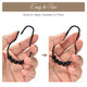 TheLAShop Curtain Rod Hooks for String Lights, Backdrop 12ct/pk Image