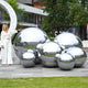 TheLAShop Set of 6 Inflatable Mirror Ball with Pump Event Party Decor, Silver Image