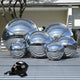 TheLAShop Set of 6 Inflatable Mirror Ball with Pump Event Party Decor, Silver Image