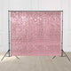 TheLAShop 10'x8.5' Shimmer Wall Backdrop with Stand for Events Party Decor, Pink Image