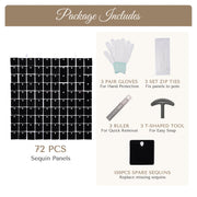 TheLAShop 10'x8.5' Shimmer Wall Backdrop with Stand for Events Party Decor Image