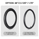 TheLAShop 3ct. Bike Tires & Inner Tubes 16"-24" Options for Trike & BMX, 20x2.4 Image