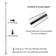TheLAShop 9 ft Spinning Dancing Pole with Light Image