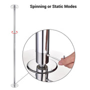 TheLAShop 9 ft Spinning Dancing Pole with Light Image