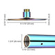 TheLAShop Iridescent Dance Pole Static and Spinning Dance Pole 45mm Image