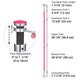 TheLAShop Silicone Pole Spinning & Static Dancing Pole with Wrap Image