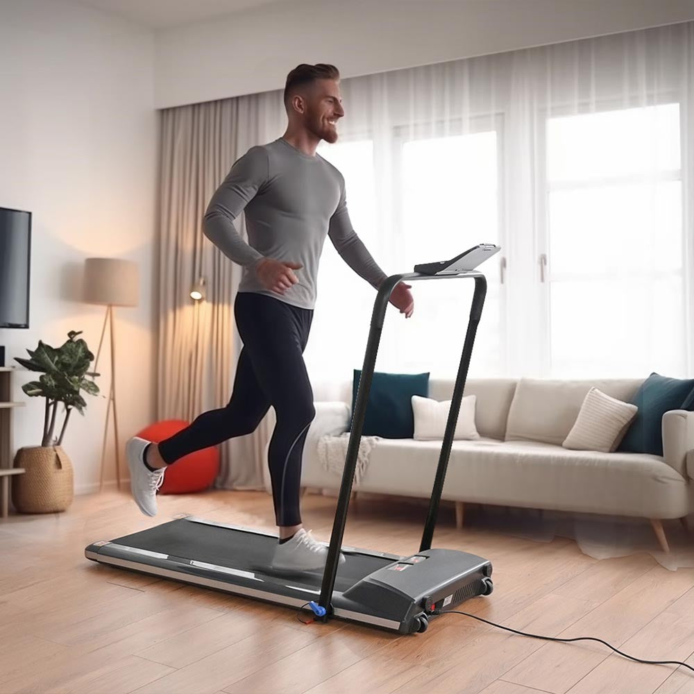 TheLAShop Ultra thin Folding Treadmill with Remote Running Machine