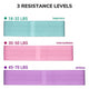 TheLAShop 3.15" (8cm)Fabric Non-Slip Extra Wide Booty Bands 3ct. (18-70lbs) Image