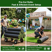 TheLAShop Artificial Event Turf | Low-Profile for Outdoor Dining & Entryways(0.4"H) Image