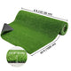 TheLAShop Bulk Realistic 0.8" Artificial Grass Roll, Xeriscaping Turf, 4x33ft Image