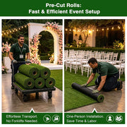 TheLAShop Artificial Event Turf | Premium for Aisle Runner & Photo Zone(1.38"H) Image