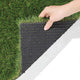 TheLAShop Artificial Turf Roll 4-Color Fescue & Thatch Grass, 1.38" Pile Image
