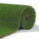TheLAShop Artificial Turf Roll 4-Color Fescue & Thatch Grass, 1.38" Pile Image
