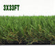 TheLAShop Artificial Turf Roll 4-Color Fescue & Thatch Grass, 1.38" Pile, 3x33ft Image