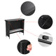 TheLAShop Folding Counter Bar Table with Storage for Outdoor Pub Image