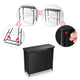 TheLAShop Folding Counter Bar Table with Storage for Outdoor Pub Image