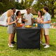 TheLAShop Folding Counter Bar Table with Storage for Outdoor Pub Image