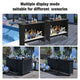 TheLAShop Folding Counter Bar Table with Storage for Outdoor Pub Image