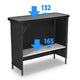 TheLAShop Folding Counter Bar Table with Storage for Outdoor Pub Image