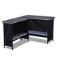 TheLAShop Folding Counter Bar Table with Storage for Outdoor Pub, Glitter 78in Image