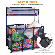 TheLAShop Rolling Pool Float Storage Noodles Toy Holder 50x30x61 Image