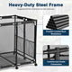 TheLAShop Steel Pool Float Storage Rolling Mesh Toy Raft Bin Image