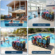 TheLAShop Solidly-Built PVC Pool Float Storage Rolling Mesh Toy Raft Bin Image