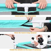 TheLAShop Pool Float Storage Mesh Toy Raft Bin Thick Frame 48x33x39 Image