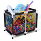TheLAShop Pool Float Storage Mesh Toy Raft Bin Thick Frame 48x33x39, Black Image