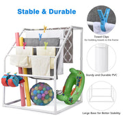 TheLAShop Outdoor Towel Rack Pool for Hot Tub SPA Image
