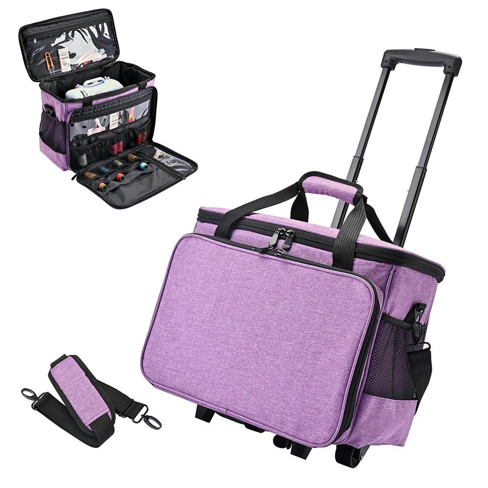 Serger Case Bag with Detachable Dolly, Serger Bag with Removable