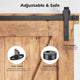 TheLAShop 8ft Sliding Barn Door Track and Rollers Image