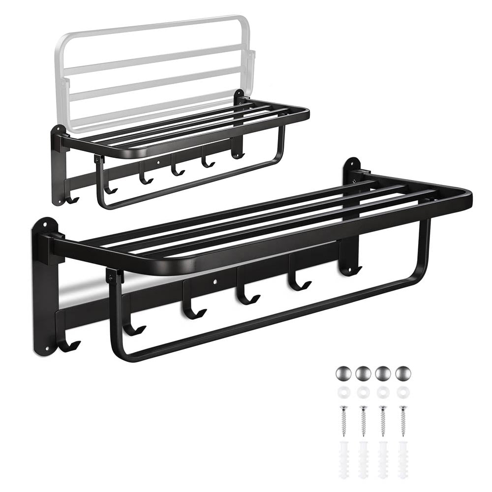 Hotel towel best sale rack with hooks