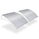 TheLAShop 3ft Door & Window Awning for Porch Farmhouse 2ct/pk, Clear White Image