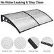TheLAShop 6.5ft Awning Canopy Window Door Polycarbonate Image