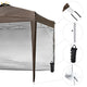 TheLAShop 10'x10' Ez Pop Up Canopy with Side Top Vent Image