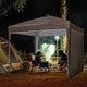 TheLAShop 10'x10' Ez Pop Up Canopy with Side Top Vent Image
