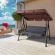 TheLAShop Outdoor Patio Swing Canopy Replacement 76x44in