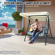TheLAShop Outdoor Patio Swing Canopy Replacement 72x53in