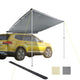 TheLAShop Car Awning 7' 7" x 8' 2" Side Rooftop Shade