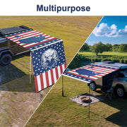 TheLAShop 6' 7" x 8' 2" Car Awning Canopy (6.5'x7.7') UV30+ PU2,000mm Image