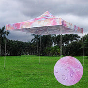 TheLAShop 10x10 Pop Up Canopy Replacement Tie-dyed Pink (9'7"x9'7") Image