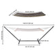 TheLAShop Heavy Duty Hammock with Stand, Net, Quilt & Pillow Image