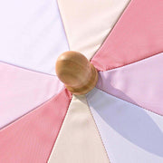 TheLAShop 6 ft 8-Rib Wood Market Umbrella Tilt Palm Springs 5-10yr Image