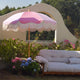 TheLAShop 6 ft 8-Rib Wood Market Umbrella Tilt Palm Springs 5-10yr, Cosmo Image