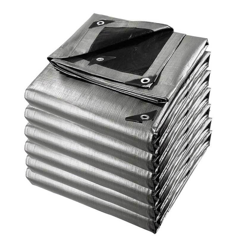 TheLAShop Heavy Duty Poly Tarp 14mil 220gsm Extra Thick Waterproof